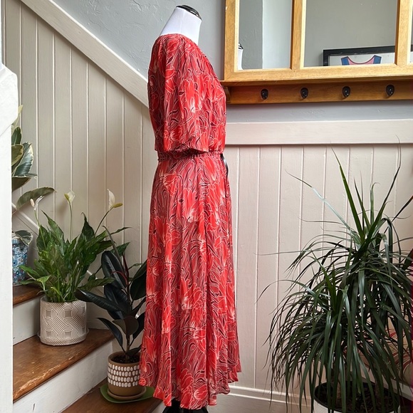 NWOT Banana Republic Belted Floral Maxi Dress - Picture 9 of 14